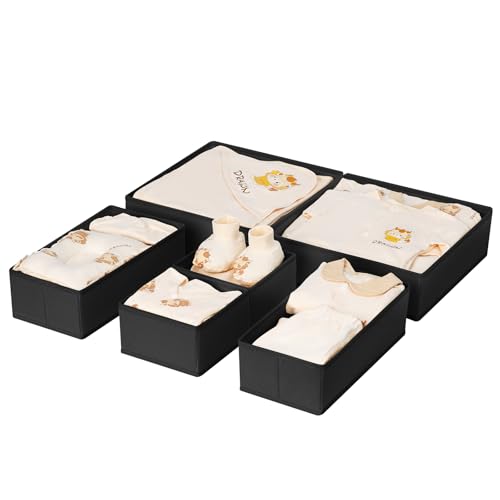 Drawer Organizer Clothes 6 Pack (6 Count)