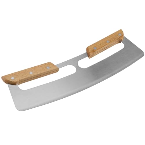 2 PCS 14 Inch Stainless Steel Pizza Cutter Rocker (2 Count)