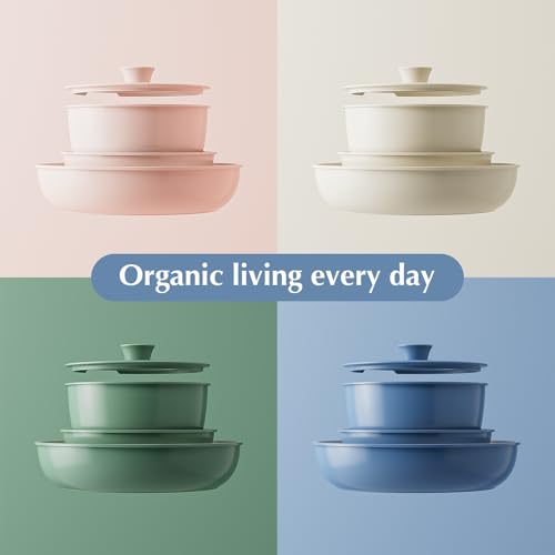 Ceramic Pots and Pans Set Non Stick