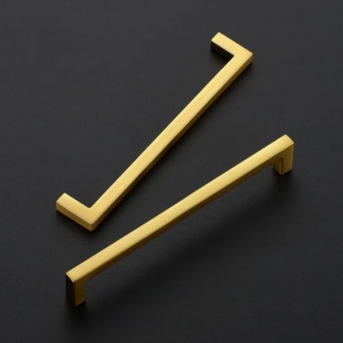 Gold Cabinet Handles Solid Cabinet Pulls (5 Count)