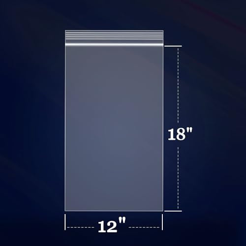 500 Count 12" x 18" Large Zip Bags