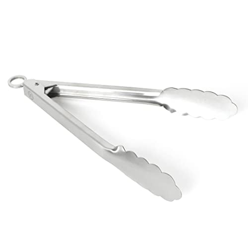 Richburn 9 Inch Stainless Steel Kitchen Tongs