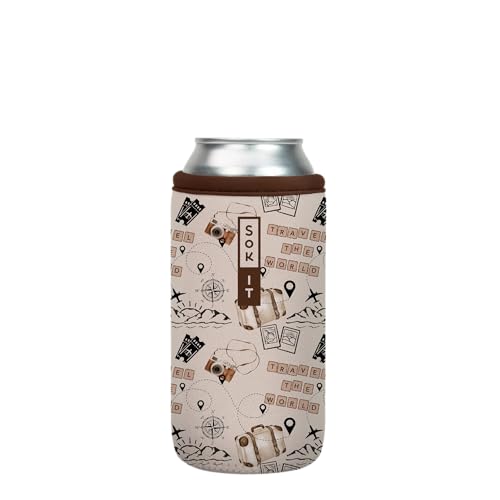 CanSok Sleeve for Beer & Soda Insulated Neoprene Cover