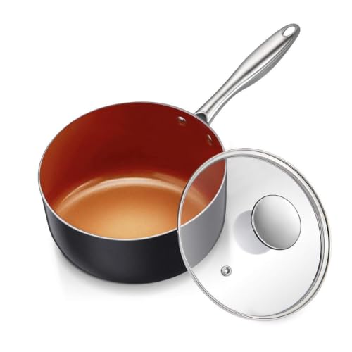 Nonstick 2 Quart Sauce Pan with Lid