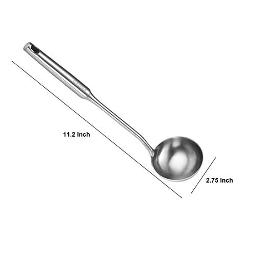 Soup Ladle 304 Stainless Steel Cooking Ladle with Long Handle