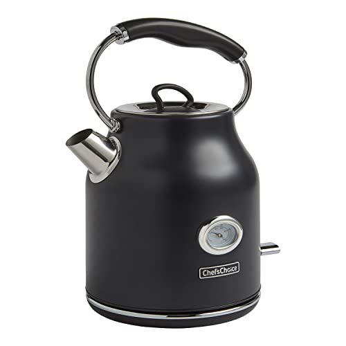 Chef'sChoice Electric Kettle Gourmezza Stainless Steel 1500 Watts with Auto