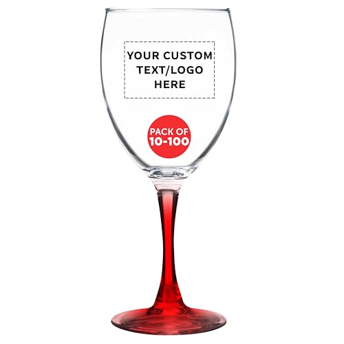 Custom Nuance Wine Glasses by ARC 10.5 oz. Set of 10 (100 Count)