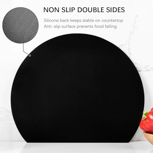 Thick Silicone TPU Cutting Board Mats for Kitchen (2 Count)