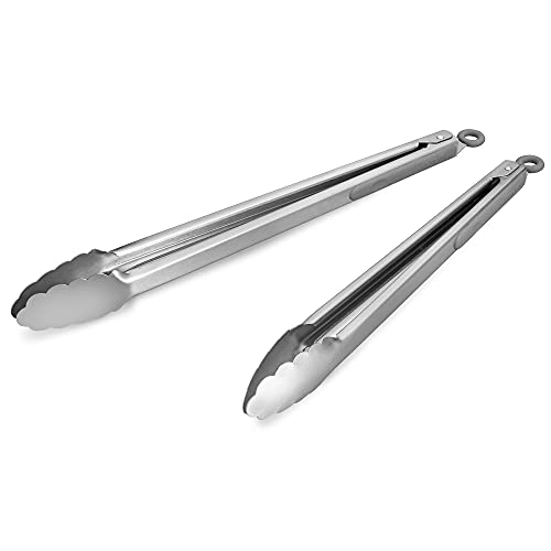 304 Stainless Steel Kitchen Cooking Tongs