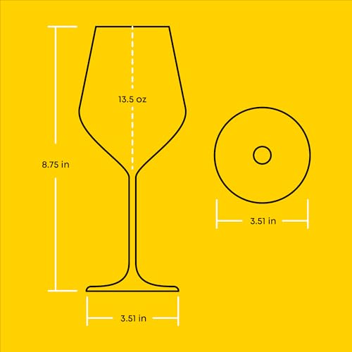 Layla White Wine Glasses (4 Count)