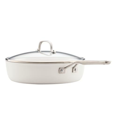 Hard Anodized Ceramic Saute Pan with Lid