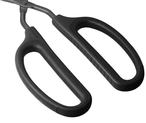 12" Stainless Steel Scissor Tongs with Comfort