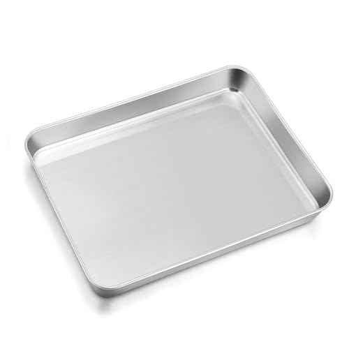 Non Toxic 9x7IN Small Stainless Steel Baking Sheet Pans