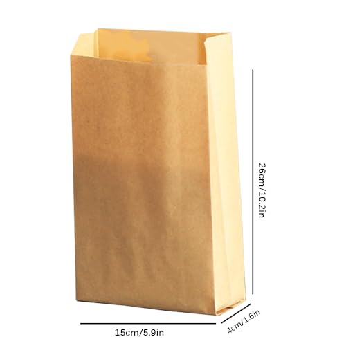 Sandwich Bags 6 x 9.5 x 1.6inch for Business Bakery (50 Count)