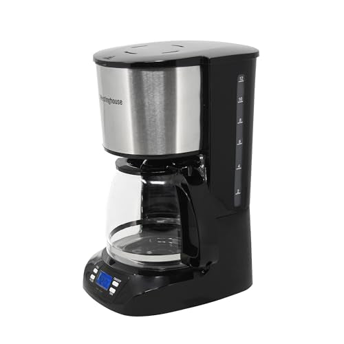 220 volts 12 cup coffee maker 220v 240 volt Digital Programmable Coffee Machine Permanent Filter & Hot Plate (12 Count)