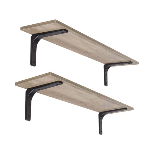 Long Wall Shelves (2 Count)