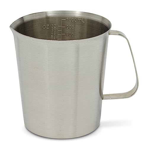 4 Stainless Steel Metal Measuring Cups