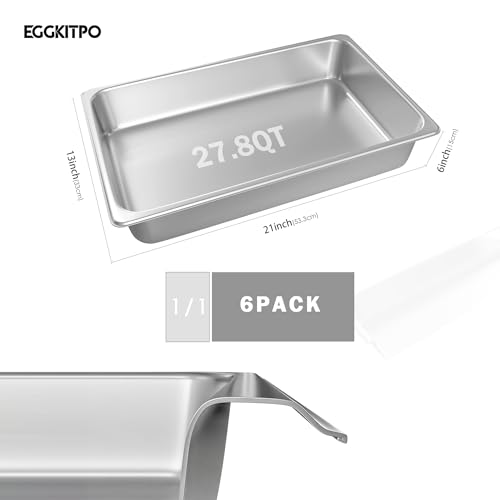 Stainless Steel Pan 6 (6 Count)