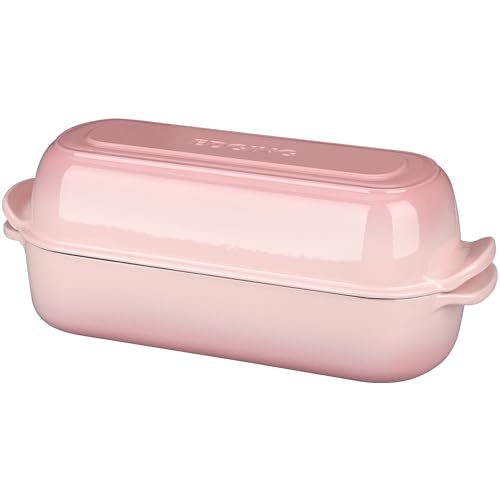 Enameled Cast Iron Loaf Pan with Lid