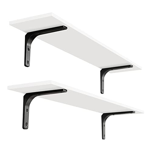 Long Wall Shelves (2 Count)