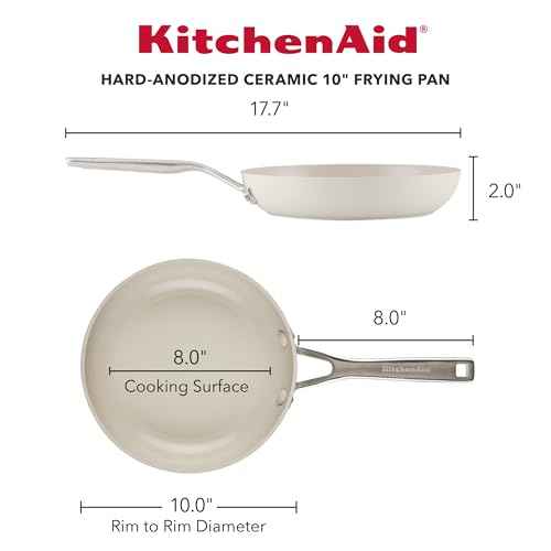 Hard Anodized Ceramic Nonstick Cookware Frying Pan