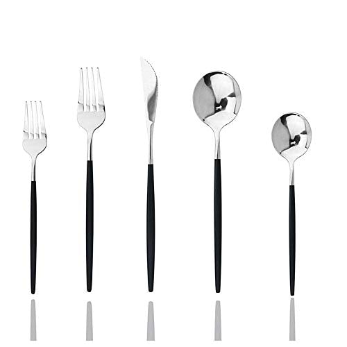 30 Piece Stainless Steel Satin Finish Flatware Set (6 Count)