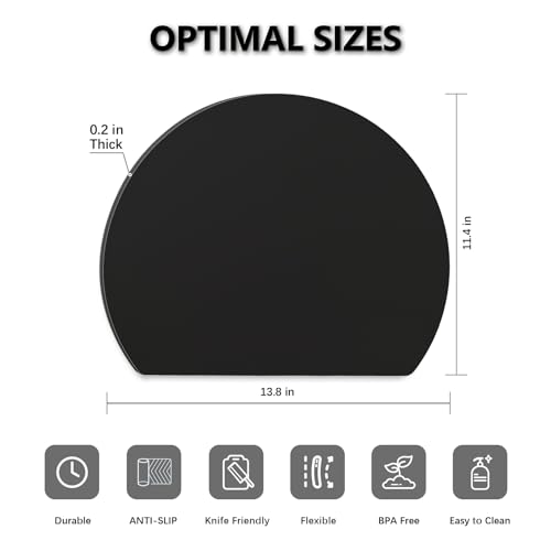 Thick Silicone Cutting Board Mats for Kitchen