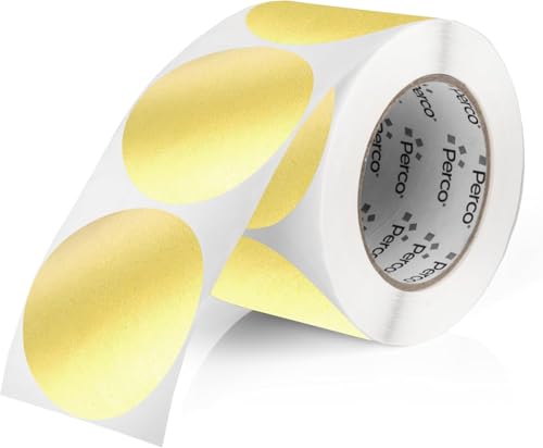 Metallic Gold Round Circle Dot Sticker 3