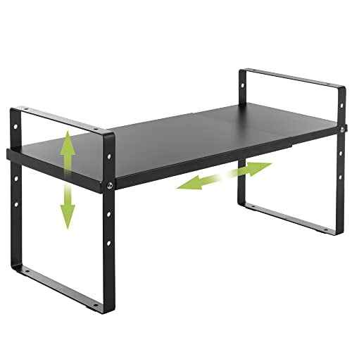 Expandable Cabinet Shelf Organizer Rack