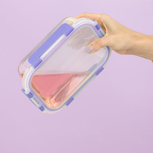24pc Borosilicate Glass Storage Containers with Lids (24 Count)