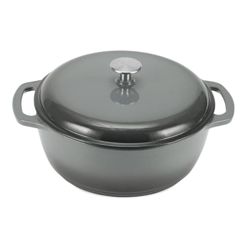 Enameled Cast Iron Dutch Oven Pot with Lid