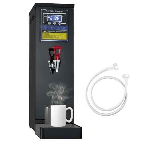 Hot Water Dispenser Commercial Water Boiler Countertop Hot Water Machine Stainless Steel Step