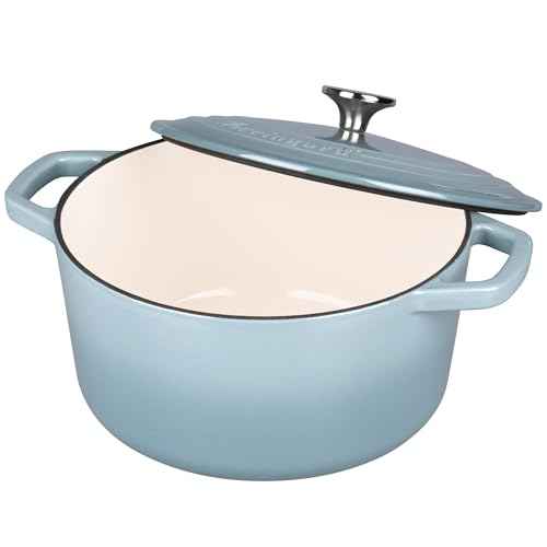 Enameled Cast Iron Dutch Oven Pot with Lid