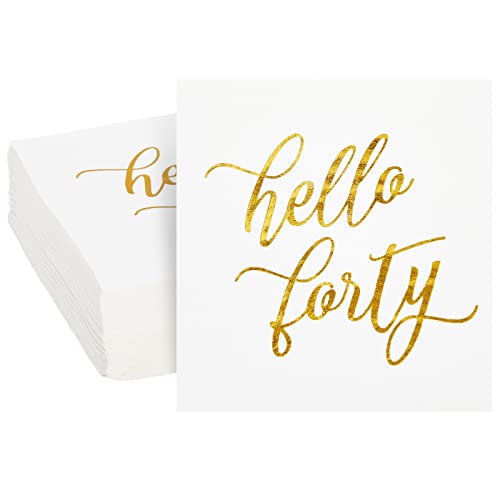 40th Birthday Napkins (50 Count)