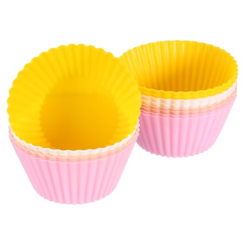 12Pcs Silicone Cupcake Liners