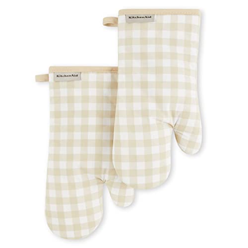 Gingham Oven Mitt 2