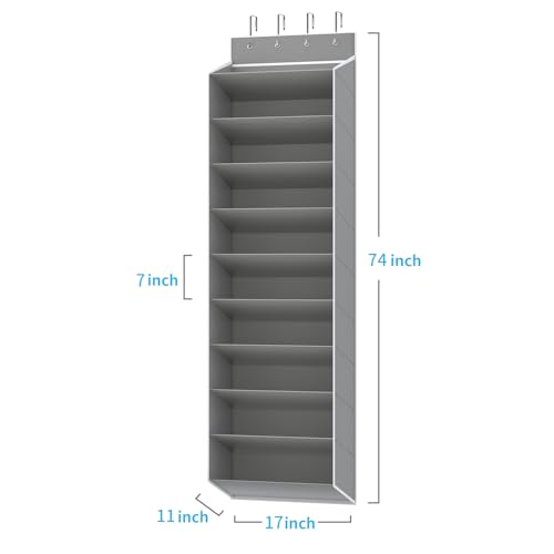 10 Tiers Large Size Over Door Shoe Organizer Storage