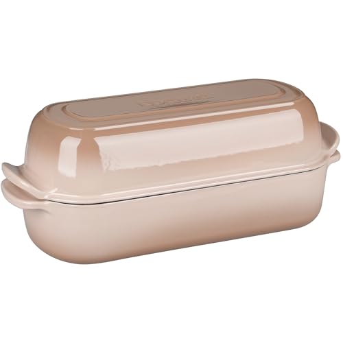 Enameled Cast Iron Loaf Pan with Lid