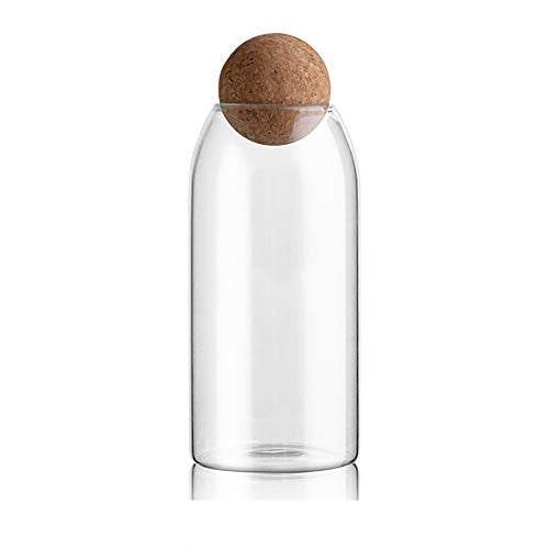 1200ML 40Oz Glass Storage Container with Ball Cork