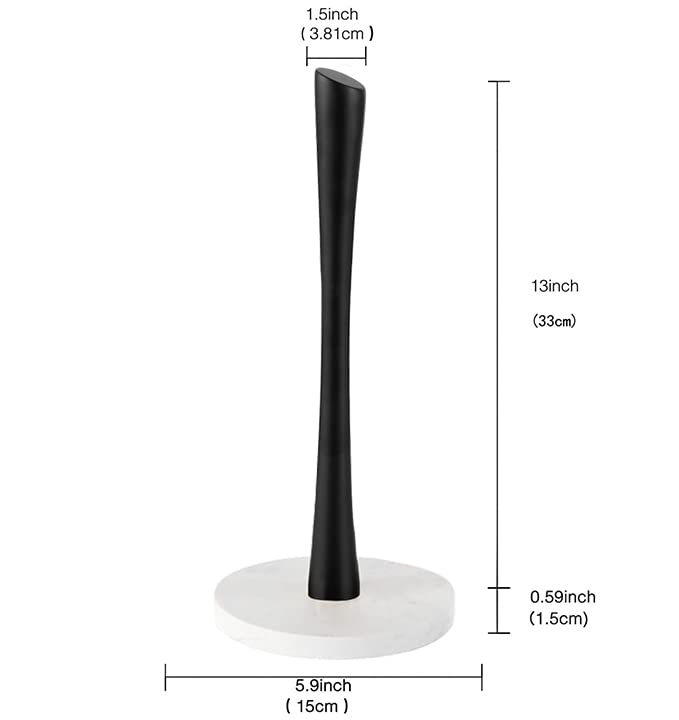 Black Paper Towel Holder Countertop