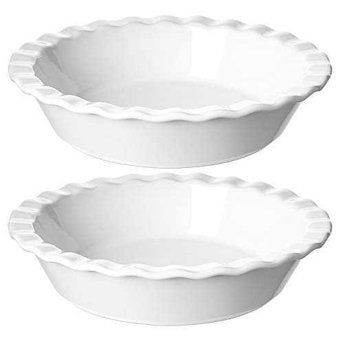 Ceramic Pie Pans for Baking (2 Count)