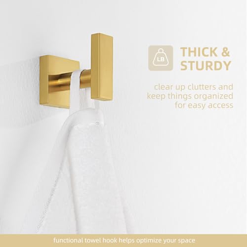 Brushed Dark Gold Towel Hook for Bathroom