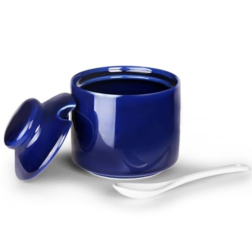 8 oz Sugar Bowl with Lid and Spoon