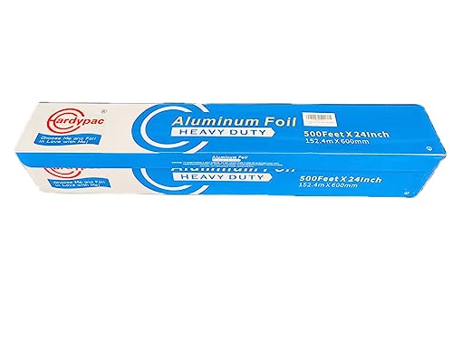 24 Inch Extra Wide Heavy Duty Aluminum Foil Roll (1000 Sq Ft)