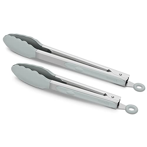 2 Pack Silicone Kitchen Tongs