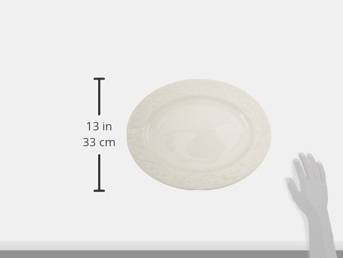 Opal Innocence Carved Oval Porcelain Serving Platter