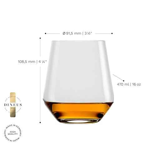 Quatrophil D.O.F. Whisky Tumblers Crystal (6 Count)