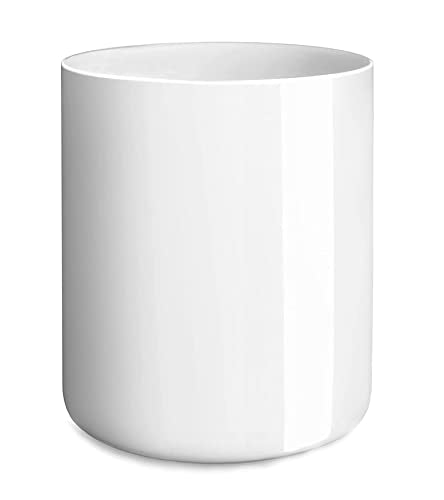 White Large Utensil Holder for Kitchen Counter