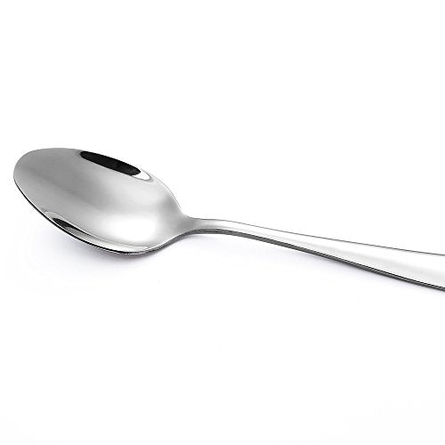 24 Piece Large Stainless Steel Dinner Spoons (24 Count)