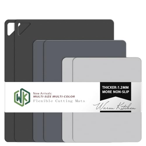 Flexible Plastic Cutting Boards for Kitchen (6 Count)